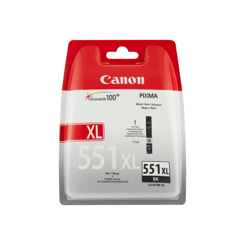 Canon Ink CLI-551XL CLI551XL Black Schwarz (6443B001)