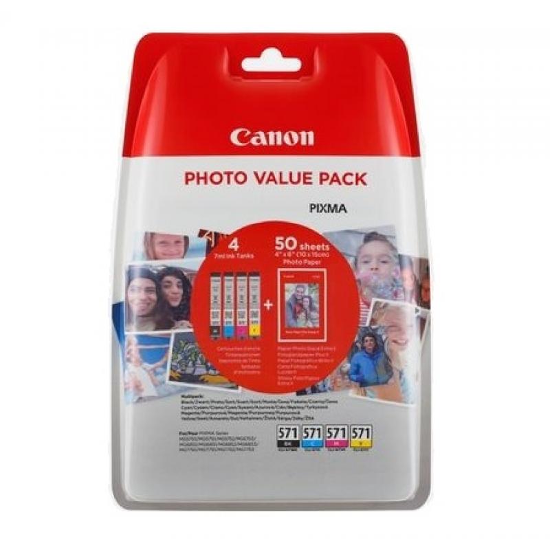 Canon Ink CLI-571 CLI571 XL Multipack (0332C005)