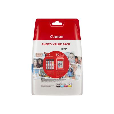 Canon Ink CLI-581 CLI581 Multipack (2106C005)