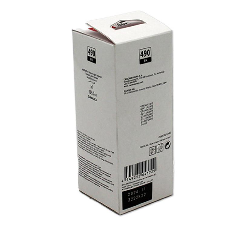 Canon Ink GI-490 GI490 Black Schwarz Nachfülltinte (0663C001)