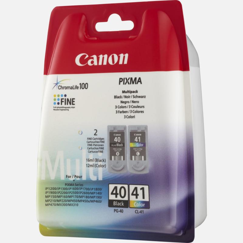 Canon Ink PG-40 PG40 CL-41 CL41 Multi Pack (0615B051)