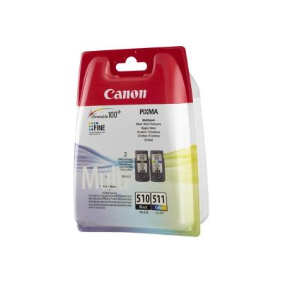 Canon Ink PG-510 CL-511 PG510 CL511 Multipack Blister mit Alarm(2970B011)
