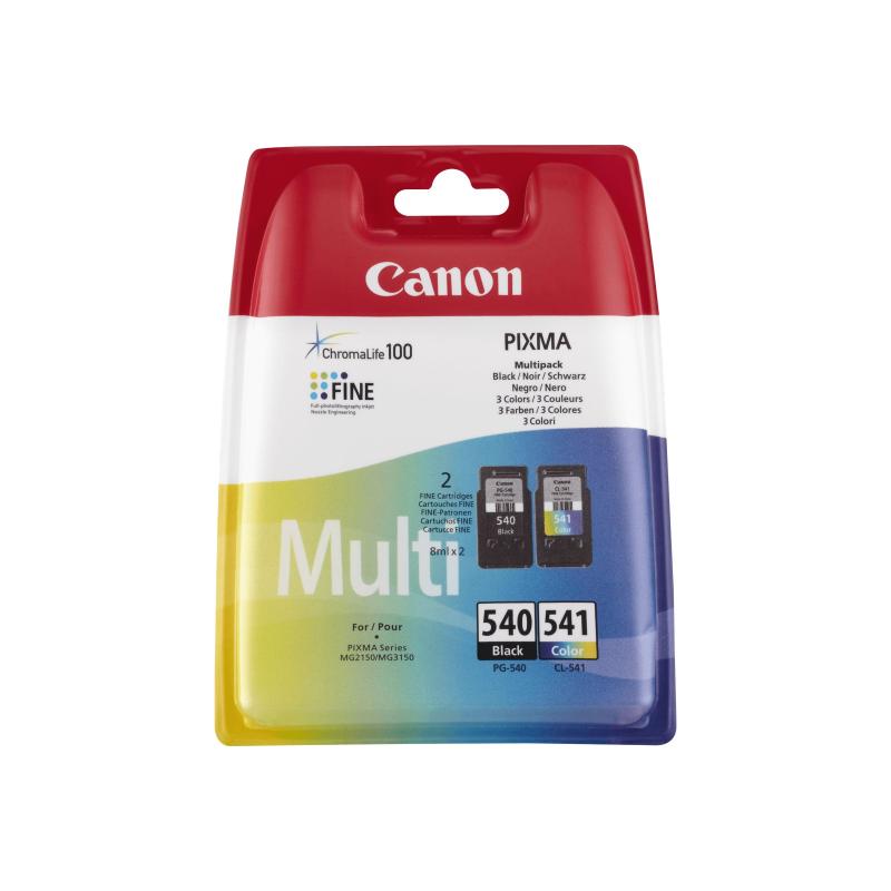 Canon Ink PG-540 CL-541 PG540 CL541 Multipack 2er-Pack 2erPack (5225B007)