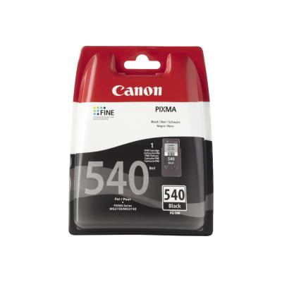Canon Ink PG-540 PG540 Black Schwarz Blister ohne Alarm (5225B005)