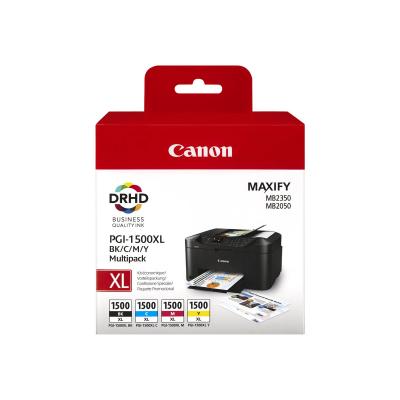 Canon Ink PGI-1500 PGI1500 XL B C M Y (9182B004)