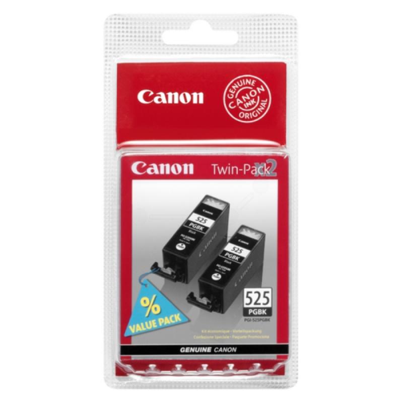 Canon Ink PGI-525 PGI525 Black Schwarz Twin Pack Blister (4529B010)