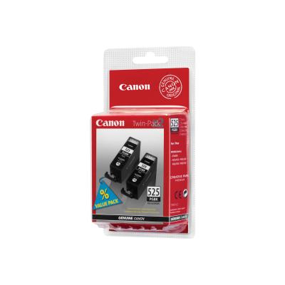 Canon Ink PGI-525 PGI525 Black Schwarz Twin Pack Blister (4529B010)