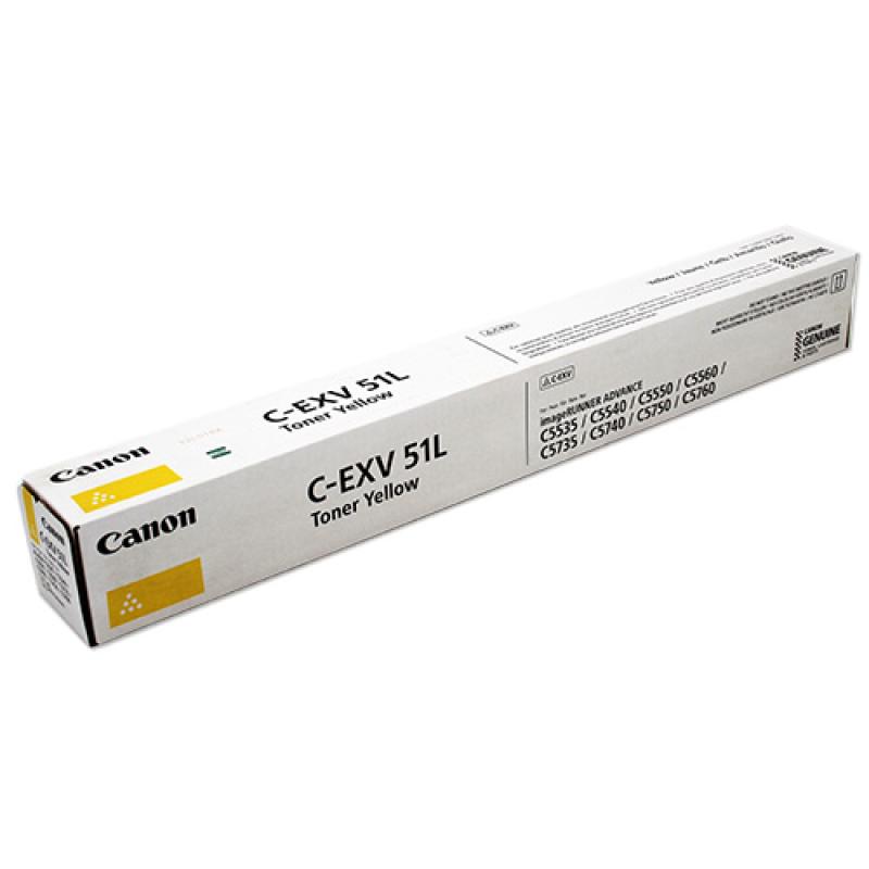 Canon Toner C-EXV CEXV 51L Yellow Gelb (0487C002)