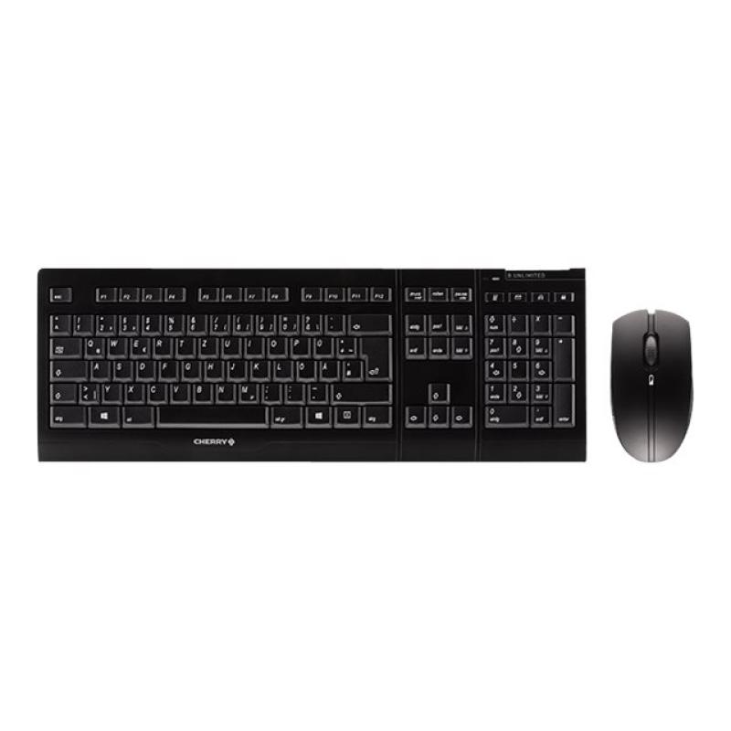 Cherry B UNLIMITED CherryUNLIMITED Cherry UNLIMITED 3 0 Tastatur-und-Maus-Set TastaturundMausSet (JD-0410FR-2) (JD0410FR2)