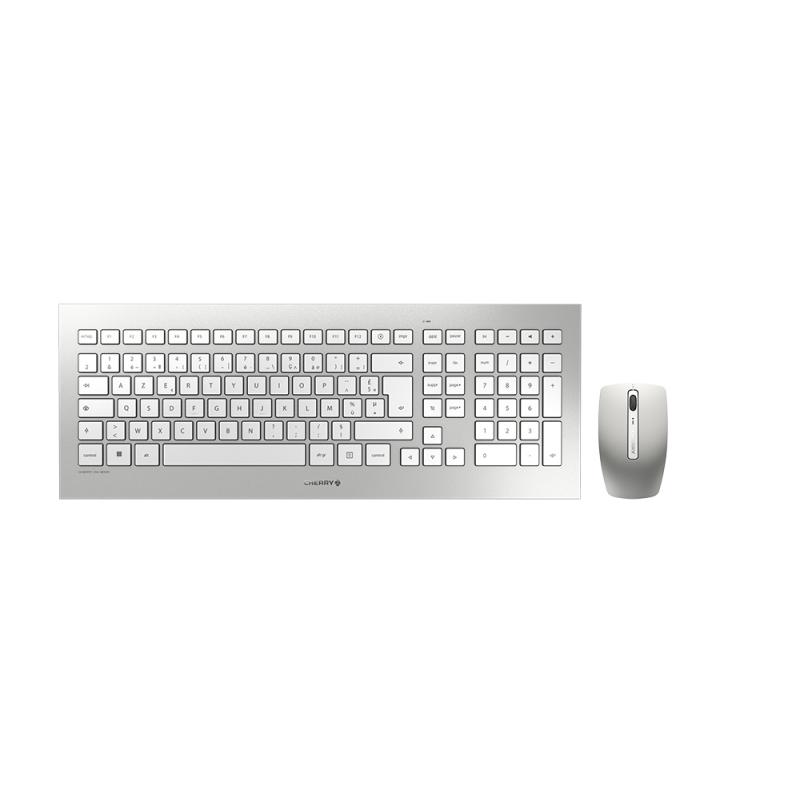 Cherry DW 8000 Tastatur-und-Maus-Set TastaturundMausSet kabellos (JD-0310FR) (JD0310FR)