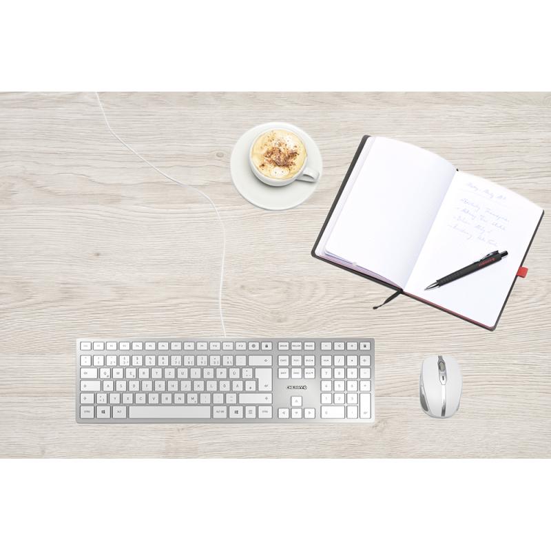 Cherry KC 6000 SLIM Tastatur USB Deutsch (JK-1600DE-1) (JK1600DE1)