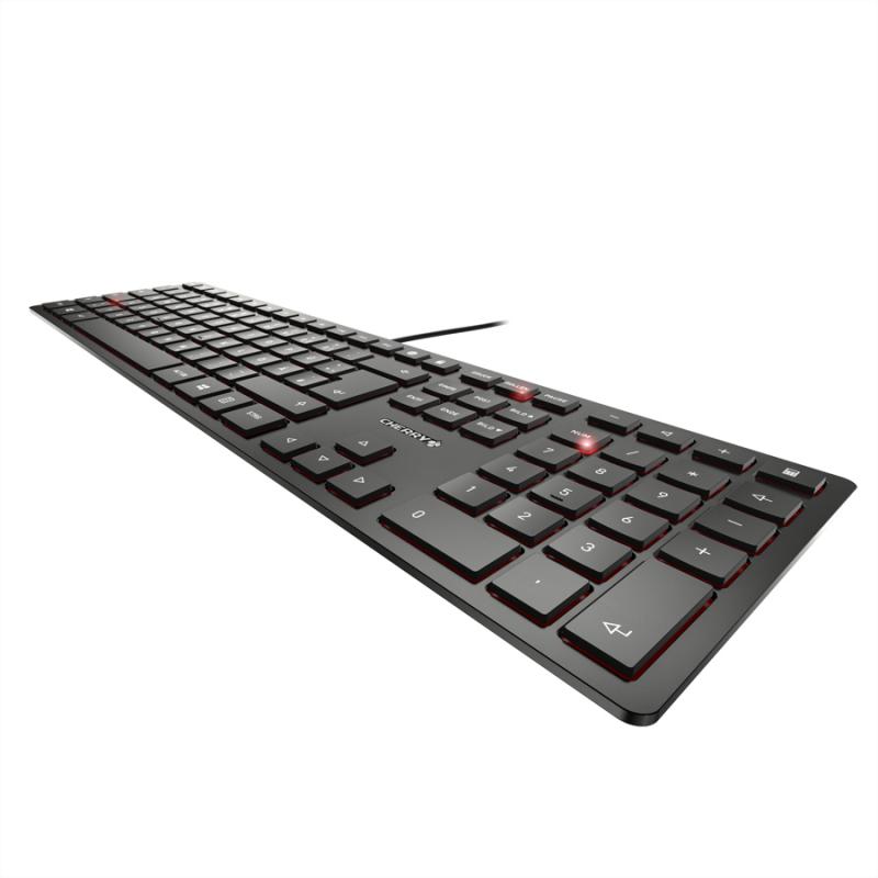 Cherry KC 6000 SLIM Tastatur USB Deutsch (JK-1600DE-2) (JK1600DE2)