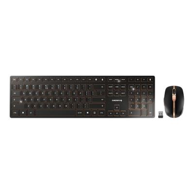CHERRY Keyboard Mouse-Set Keyboard MouseSet DW 9000 SLIM wireless EU-Layout EULayout bk (QWERTY + €-Symbol) €Symbol) (JD-9000EU-2) (JD9000EU2)