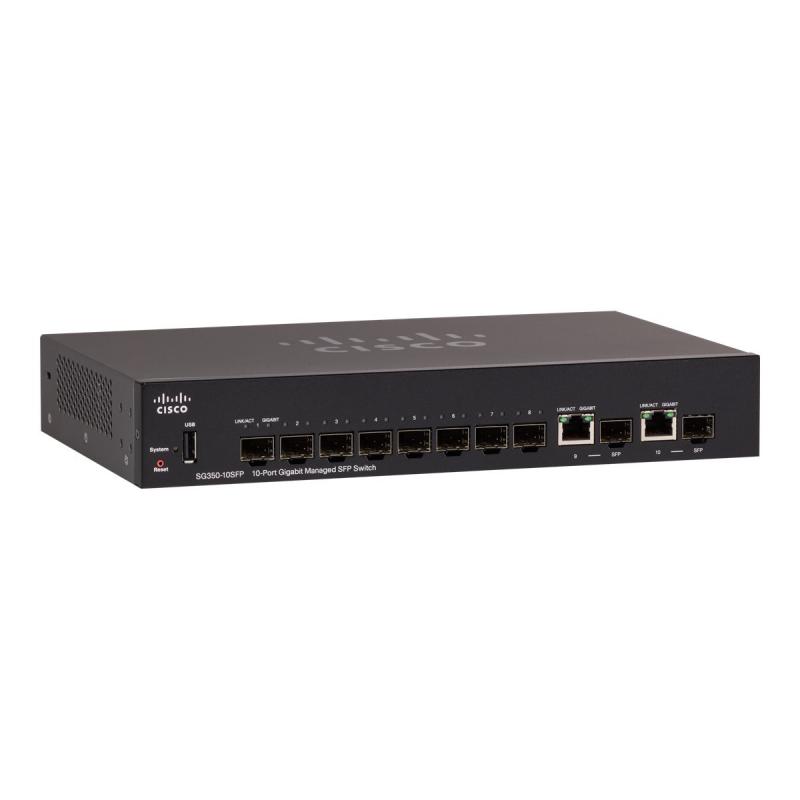 Cisco SMB Switch SG350-10SFP SG35010SFP (SG350-10SFP-K9-EU) (SG35010SFPK9EU)