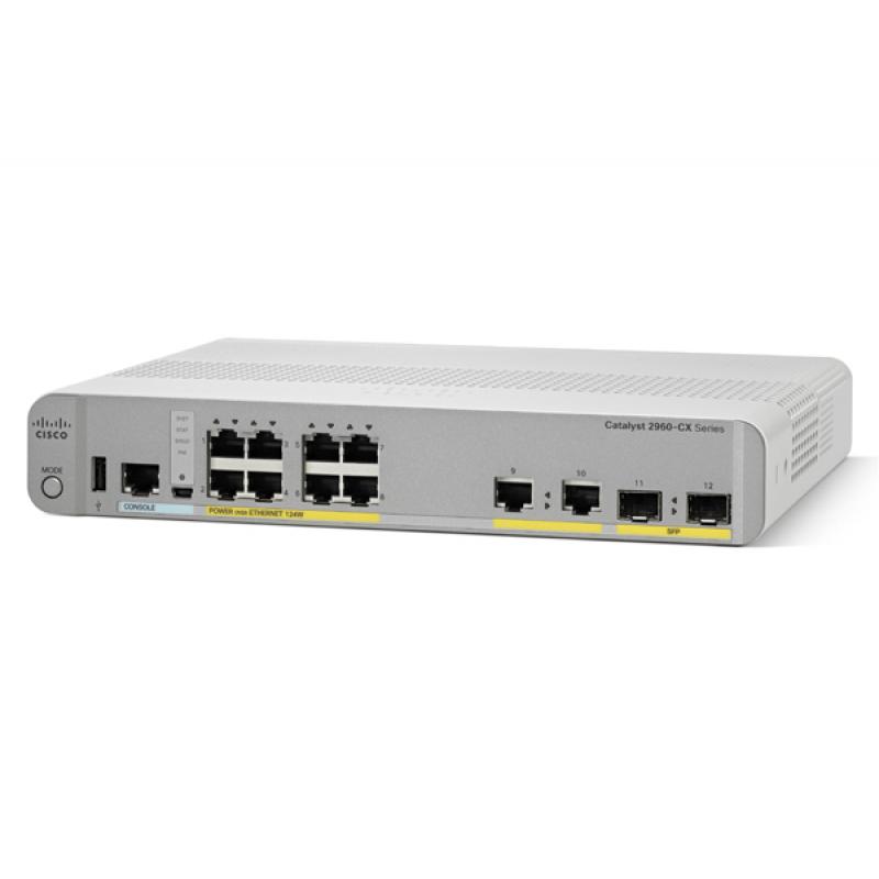 Cisco Switch Catalyst 2960CX-8TC-L 2960CX8TCL (WS-C2960CX-8TC-L) (WSC2960CX8TCL)