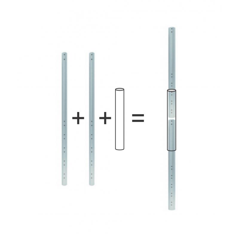 Connector kit for FPMA-CP- FPMACP extension pole series FPMA-CPCONNECTSILVER FPMACPCONNECTSILVER (FPMA-CPCONNECTSILVER)