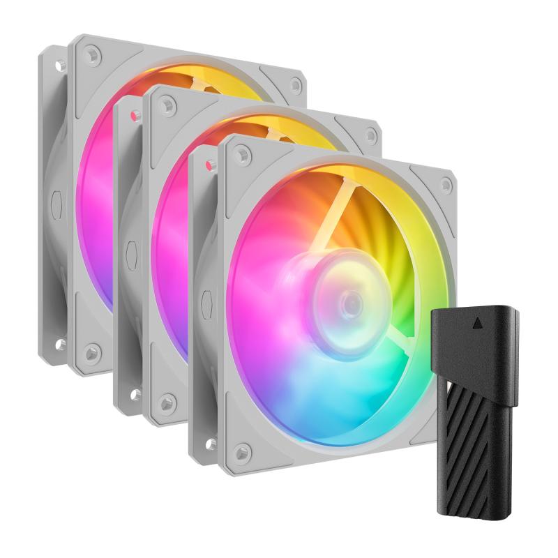 Cooler Master Cooler Mobius 120P ARGB White (MFZ-M2DW-243P2-R1) (MFZM2DW243P2R1)