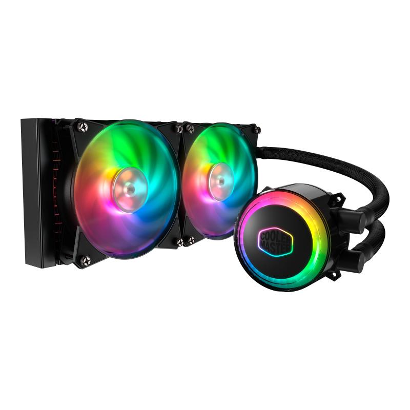 Cooler Master Liquid Cooler MasterLiquid ML240R RGB Black Schwarz (MLX-D24M-A20PC-R1) (MLXD24MA20PCR1)