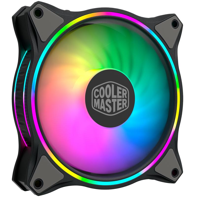 Cooler Master Cooler MasterFan MF120 HALO 3in1 (3-pack) (3pack) Black Schwarz (MFL-B2DN-183PA-R1) (MFLB2DN183PAR1)