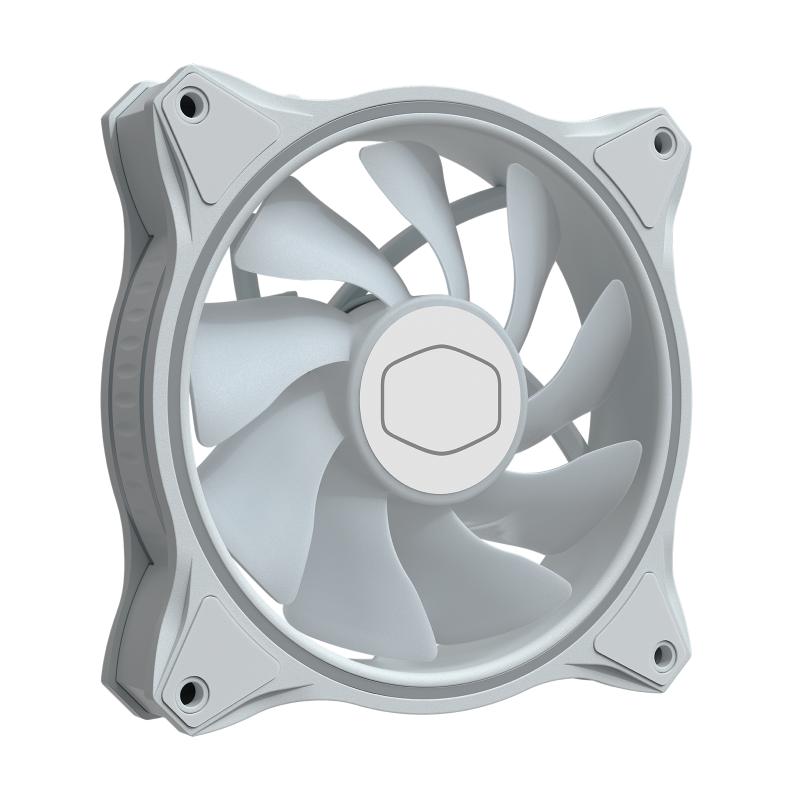 Cooler Master Cooler MasterFan MF120 HALO 3in1 White (3-pack) (3pack) (MFL-B2DW-183PA-R1) (MFLB2DW183PAR1)