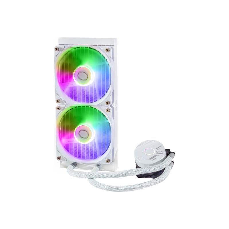 Cooler Master Liquid Cooler MasterLiquid 240L Core ARGB WHITE (MLW-D24M-A18PZ-RW) (MLWD24MA18PZRW)
