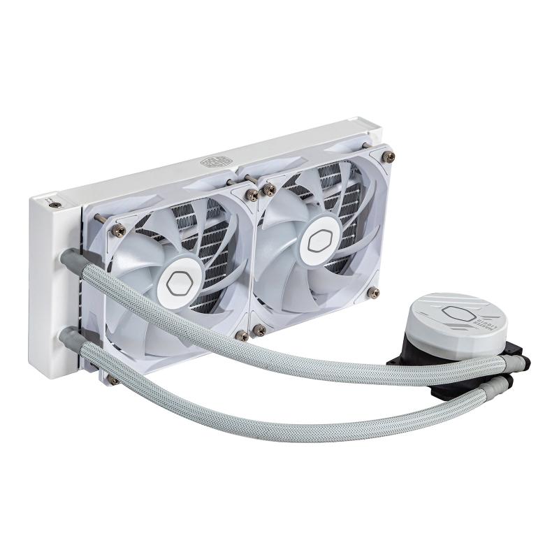 Cooler Master Liquid Cooler MasterLiquid 240L Core ARGB WHITE (MLW-D24M-A18PZ-RW) (MLWD24MA18PZRW)