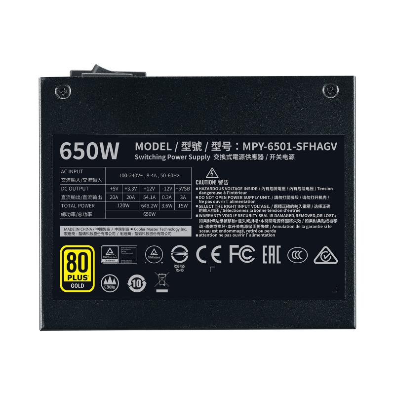 Cooler Master PSU V Series V650 SFX (MPY-6501-SFHAGV-EU) (MPY6501SFHAGVEU)