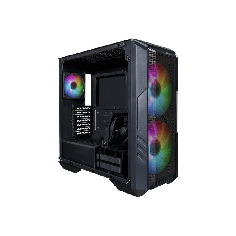 Cooler Master Tower HAF 500 Black Schwarz (H500-KGNN-S00) (H500KGNNS00)