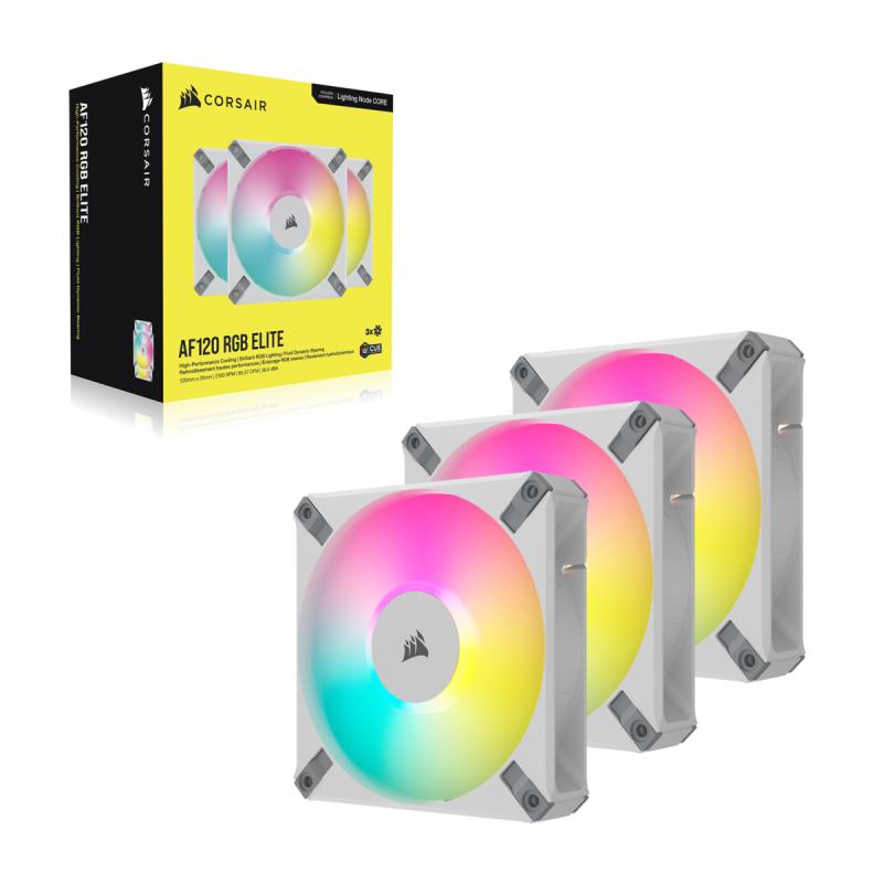 Corsair Cooler AF Series iCUE AF120 RGB Elite White triple pack (CO-9050158-WW) (CO9050158WW)