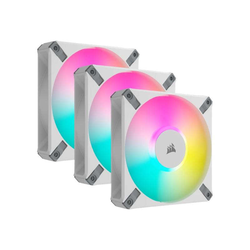 Corsair Cooler AF Series iCUE AF120 RGB Elite White triple pack (CO-9050158-WW) (CO9050158WW)