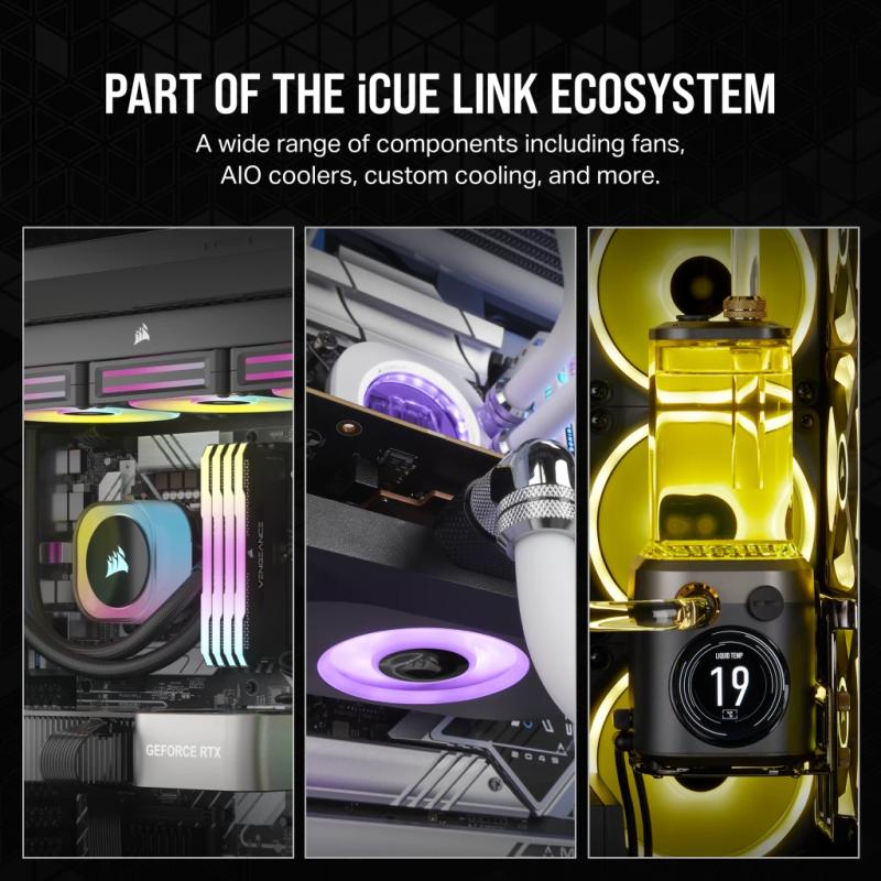 Corsair Cooler iCUE LINK RX120 RGB White single pack (CO-9051021-WW) (CO9051021WW)