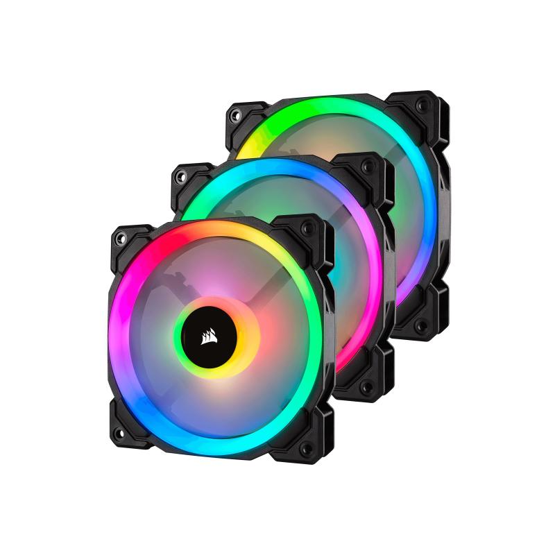 Corsair Cooler LL Series LL120 RGB Black Schwarz triple pack (CO-9050072-WW) (CO9050072WW)