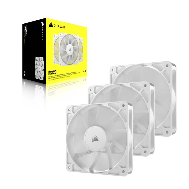 Corsair Cooler RS Series RS120 White triple pack (CO-9050193-WW) (CO9050193WW)