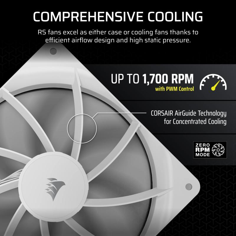 Corsair Cooler RS Series RS140 White double pack (CO-9050195-WW) (CO9050195WW)