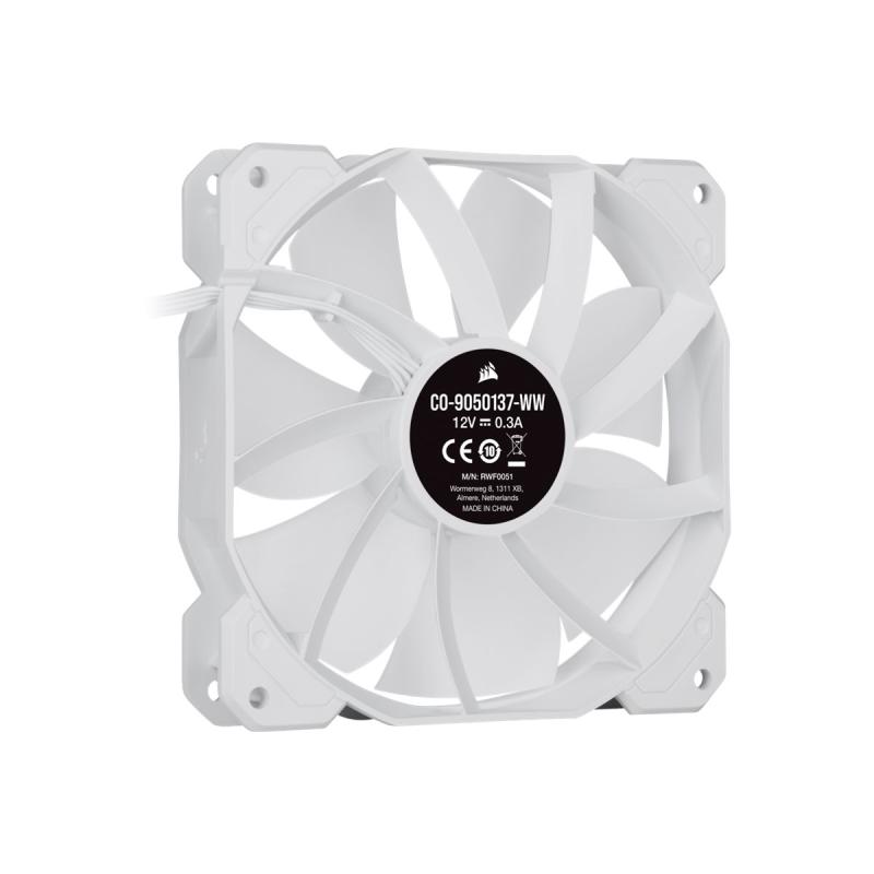 Corsair Cooler SP Series iCUE SP120 RGB Elite White triple pack (CO-9050137-WW) (CO9050137WW)