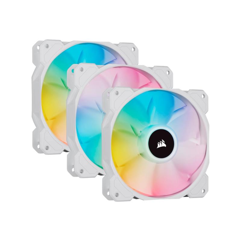 Corsair Cooler SP Series iCUE SP120 RGB Elite White triple pack (CO-9050137-WW) (CO9050137WW)