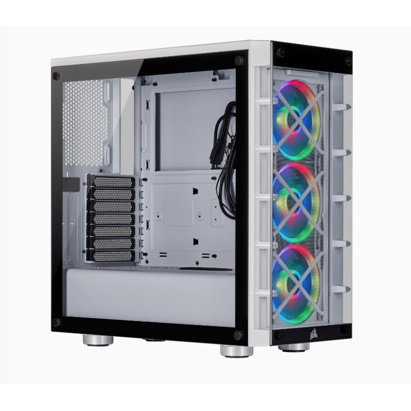 Corsair Tower iCUE 465X RGB White (CC-9011189-WW) (CC9011189WW)