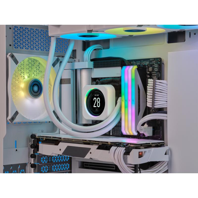 Corsair iCUE Elite LCD CPU-Cooler CPUCooler LCD-Display LCDDisplay Upgrade-Kit UpgradeKit White (CW-9060066-WW) (CW9060066WW)