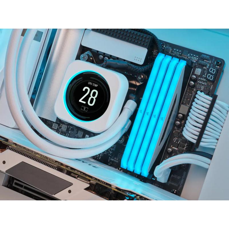 Corsair iCUE Elite LCD CPU-Cooler CPUCooler LCD-Display LCDDisplay Upgrade-Kit UpgradeKit White (CW-9060066-WW) (CW9060066WW)
