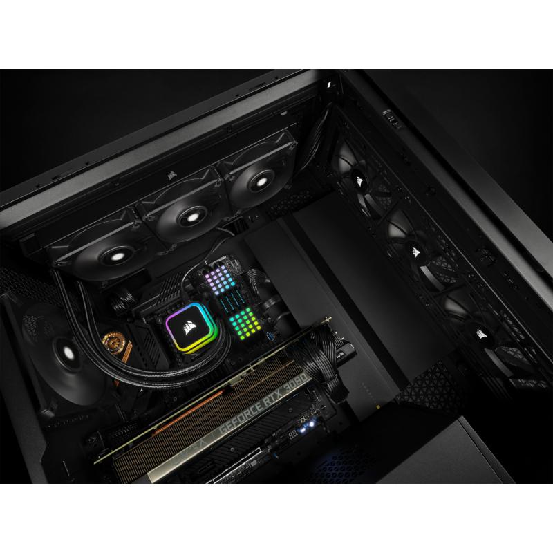 Corsair Liquid Cooler iCUE H150i RGB ELITE Black Schwarz (CW-9060060-WW) (CW9060060WW)