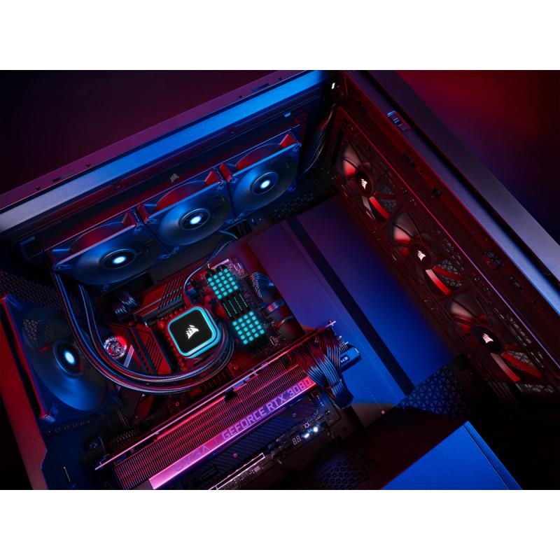 Corsair Liquid Cooler iCUE H150i RGB ELITE Black Schwarz (CW-9060060-WW) (CW9060060WW)