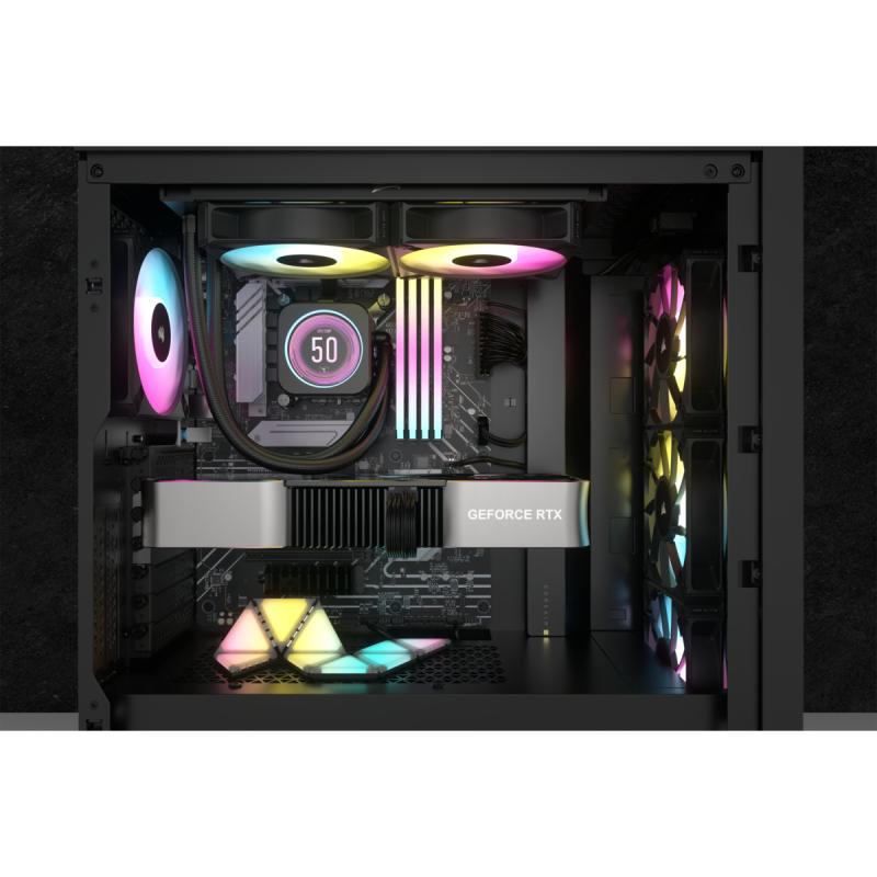 Corsair Liquid Cooler iCUE H100i 240mm Elite LCD XT Black Schwarz (CW-9060074-WW) (CW9060074WW)