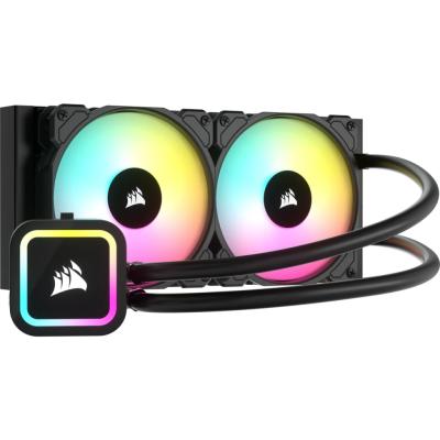 Corsair Liquid Cooler iCUE H100x 240mm RGB Elite Black Schwarz (CW-9060065-WW2) (CW9060065WW2)