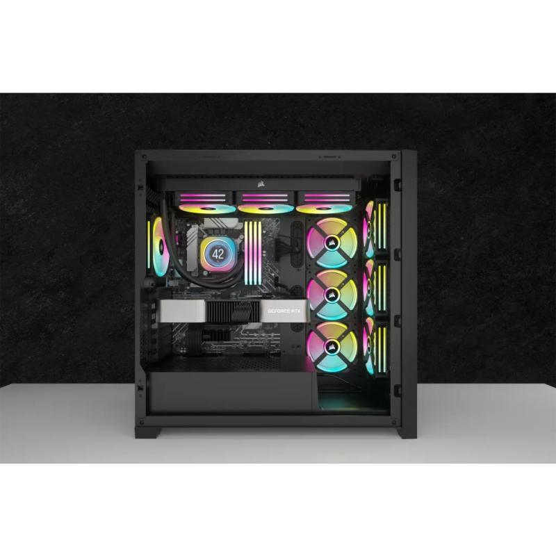 Corsair Liquid Cooler iCUE LINK H100i 240mm LCD RGB Black Schwarz (CW-9061007-WW) (CW9061007WW)