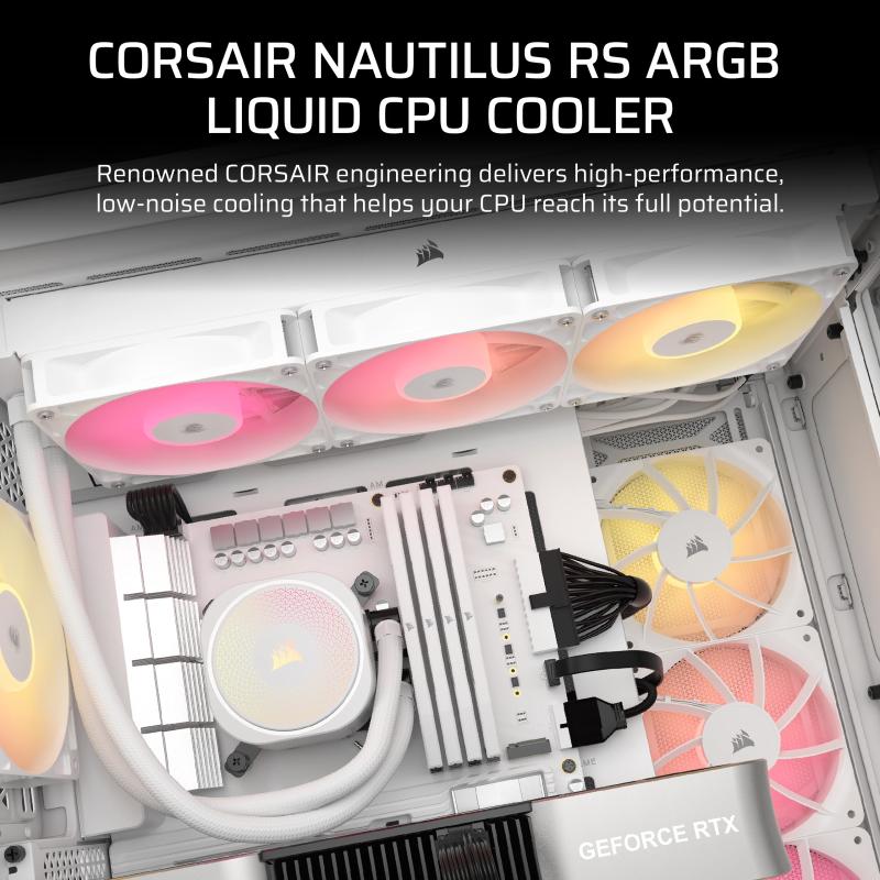 Corsair Liquid Cooler Nautilus 240 RS ARGB Black Schwarz (CW-9060092-WW) (CW9060092WW)