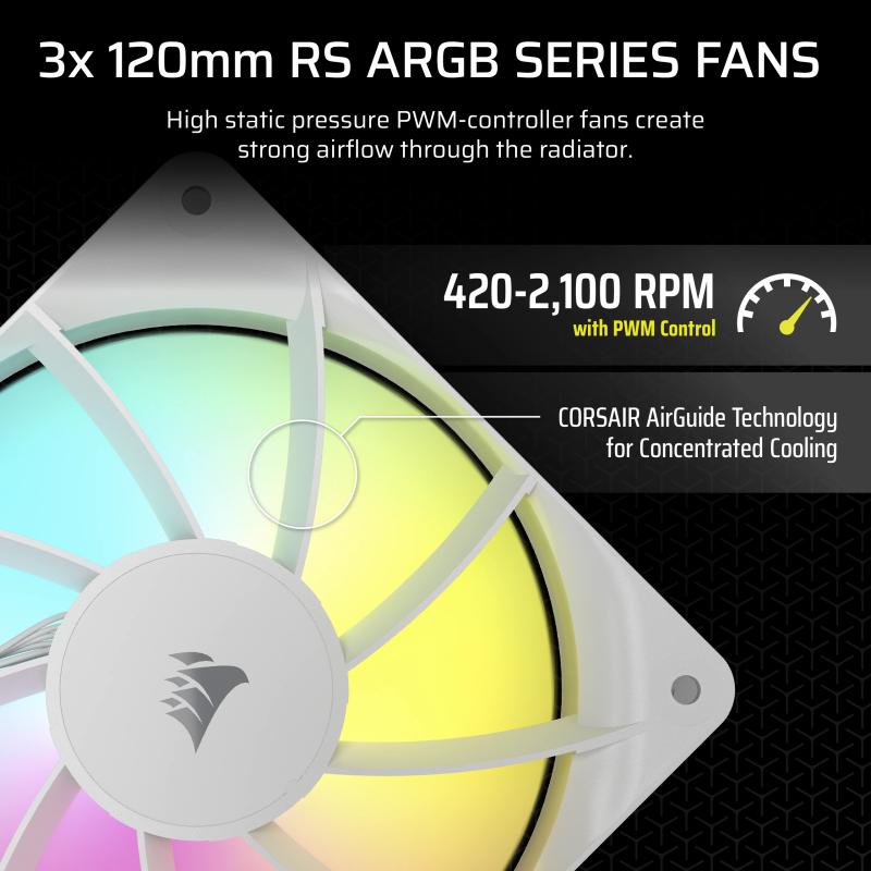 Corsair Liquid Cooler Nautilus 240 RS ARGB Black Schwarz (CW-9060092-WW) (CW9060092WW)