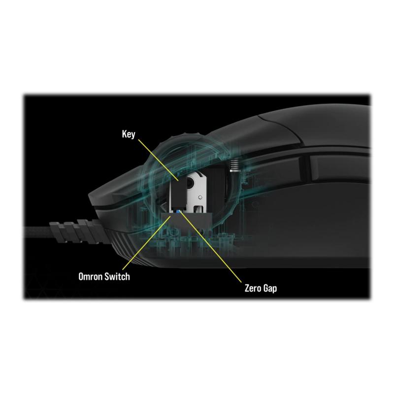 Corsair Mouse Sabre RGB Pro Champion Series, USB wired (CH-9303111-EU) (CH9303111EU)