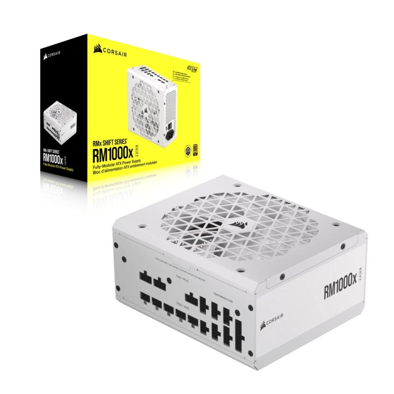 Corsair PSU RMx SHIFT Series RM1000x White 1000W ATX 3 1 Corsair1 Corsair 1 (CP-9020275-EU) (CP9020275EU)