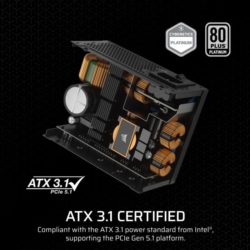 Corsair PSU SF Series Platinum SF1000 1000W SFX ATX 3 1 Corsair1 Corsair 1 (CP-9020257-EU) (CP9020257EU)