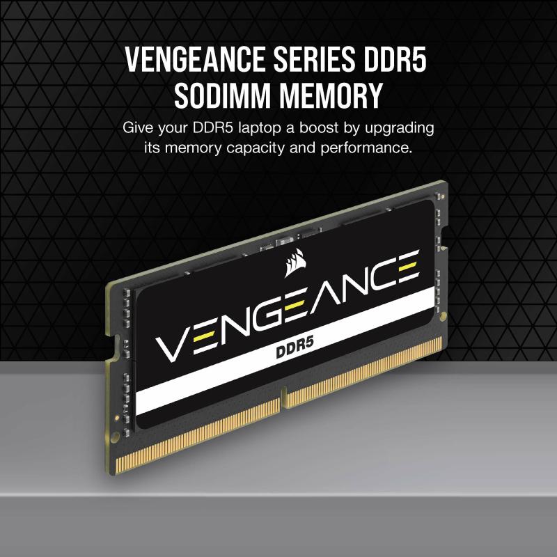 Corsair Vengeance DDR5 16GB 5600MHz SO-DIMM SODIMM (CMSX16GX5M1A5600C48)